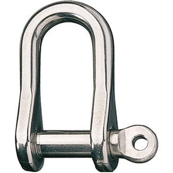 Ronstan Shackle D 1/4" Pin With Seizing Hole RF617H